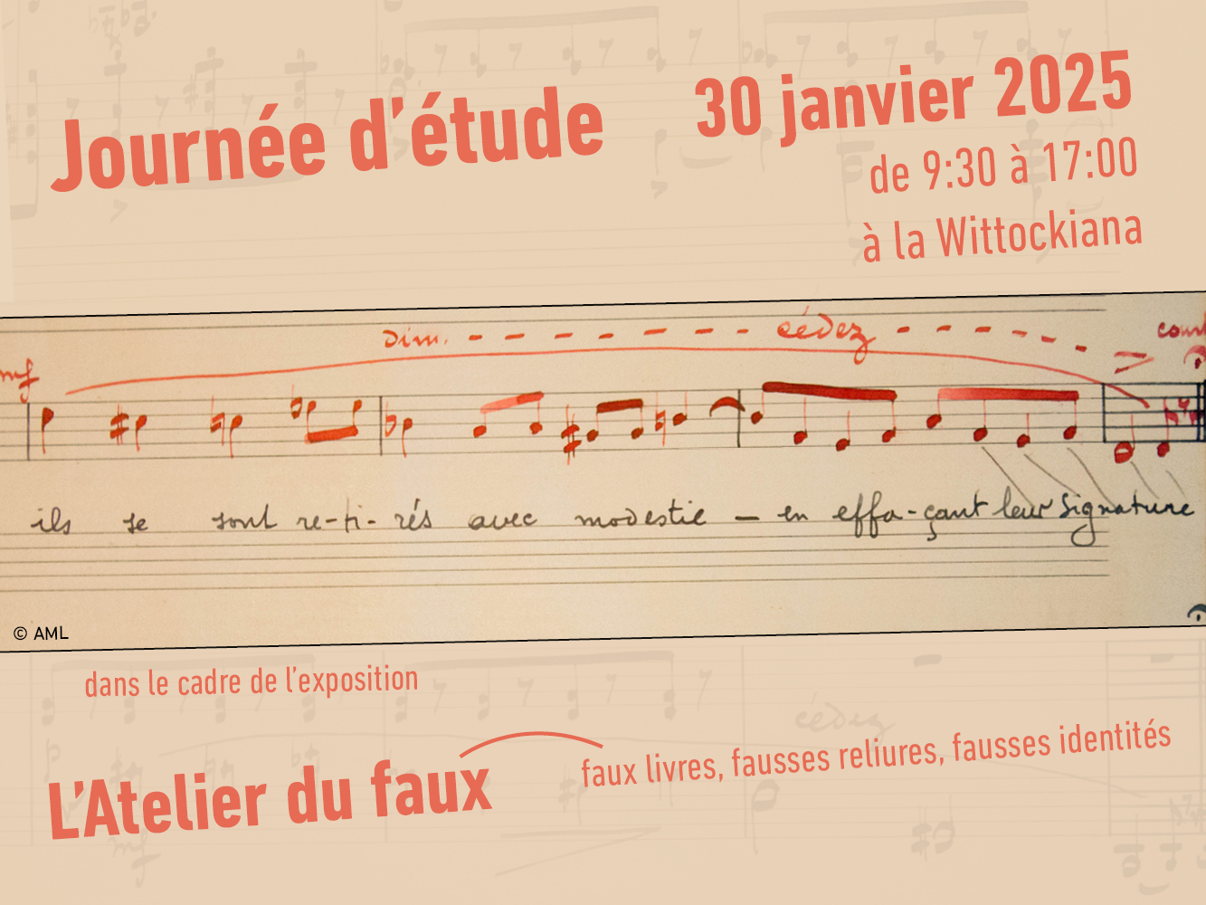 Journée d’étude – l’Atelier du faux