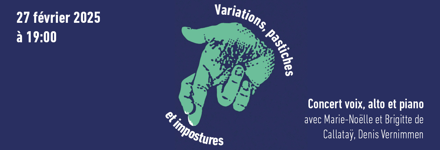 Variations, pastiches et impostures: concert